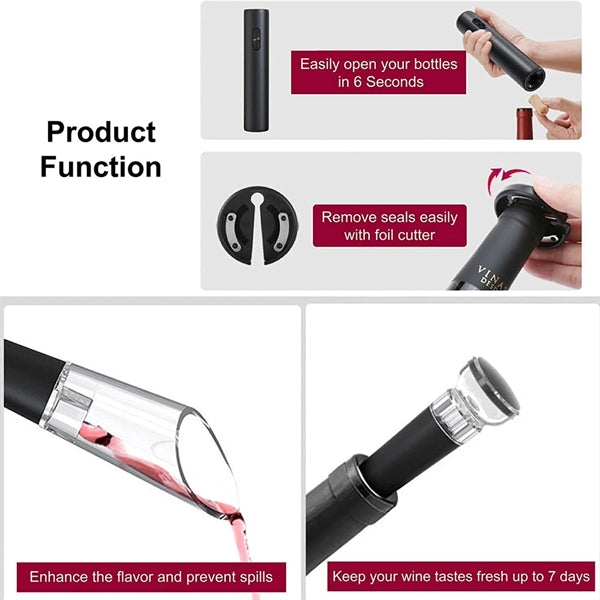 Electric Wine Opener Set