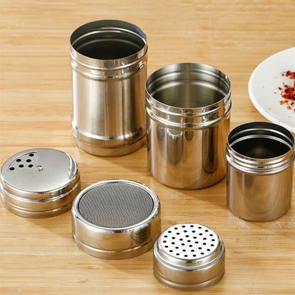 304 Stainless Steel Dredges Shaker With Handle