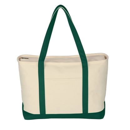 Large Canvas Boat Tote Bag