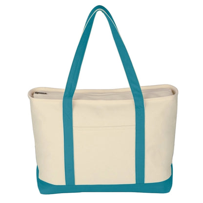 Large Canvas Boat Tote Bag