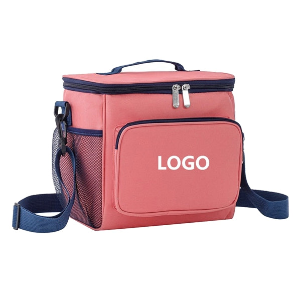 Oxford Cloth Insulated Lunch Tote Bag