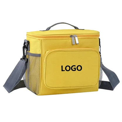 Oxford Cloth Insulated Lunch Tote Bag