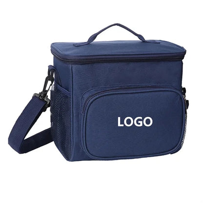 Oxford Cloth Insulated Lunch Tote Bag