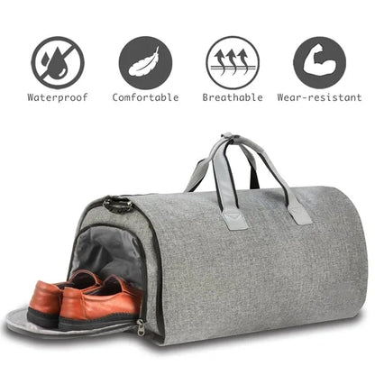 2 in 1 Hanging Suitcase Suit Travel Bags
