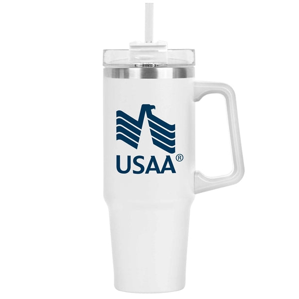 Little Hippo Mug & Straw Lid w/ Twist Closure - 30oz.