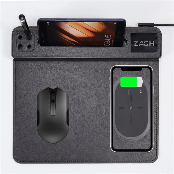 Multifunctional Wireless Charging Mouse Pad