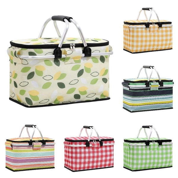 Insulated Folding Picnic Basket