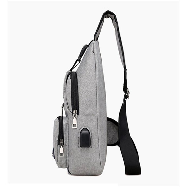 USB Charging Crossbody Backpack