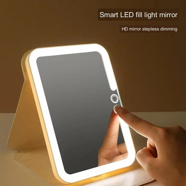 Folding Lighted Makeup Mirror