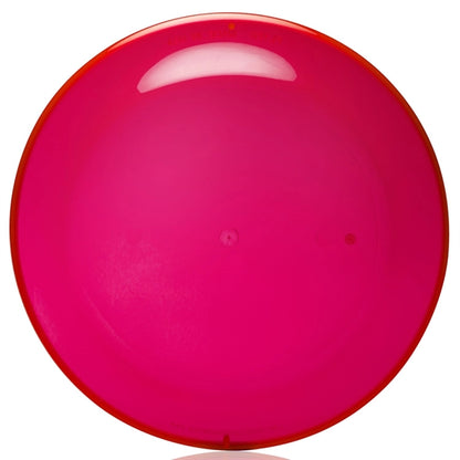9.25" Plastic Translucent Colored Flying Disc