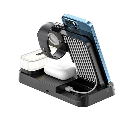 Wireless Charging Station with LED Night Light