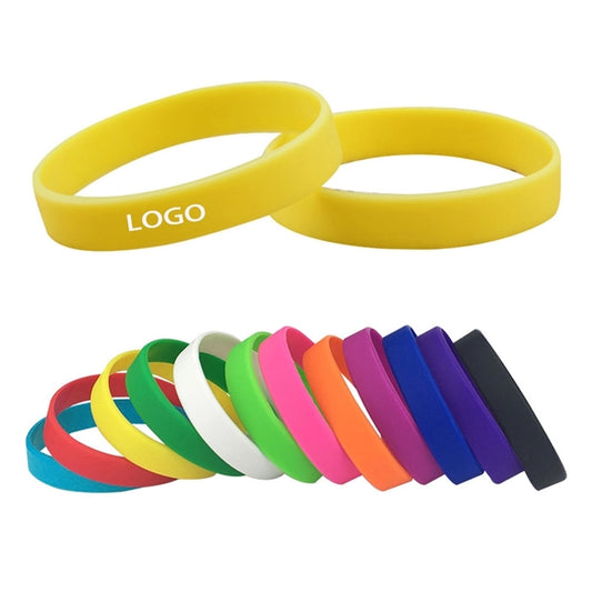 Silicone Bracelets Rubber Stretch Wristbands Party Favors