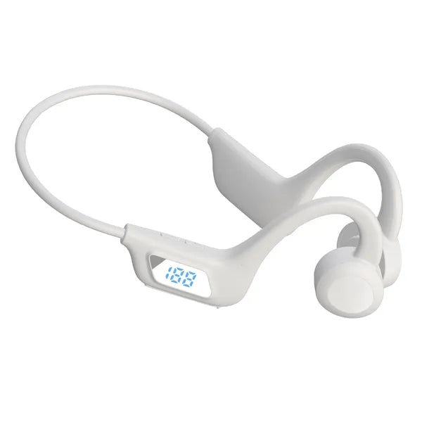 Bone Conduction Wireless Bluetooth Headset with LED Display