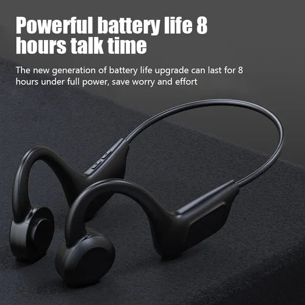 Bone Conduction Wireless Bluetooth Headset with LED Display