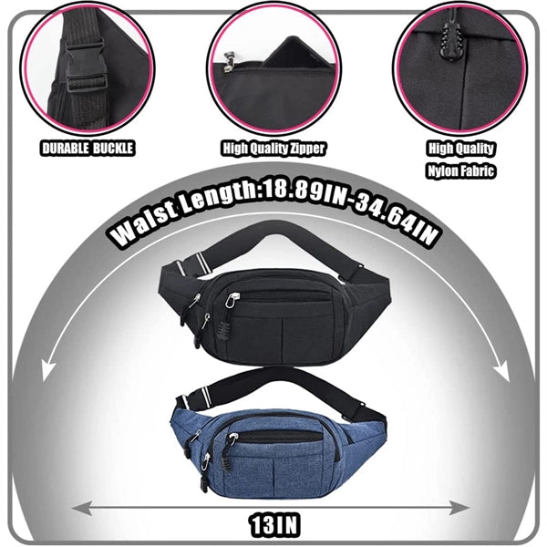 Large Crossbody Fanny Pack Bag