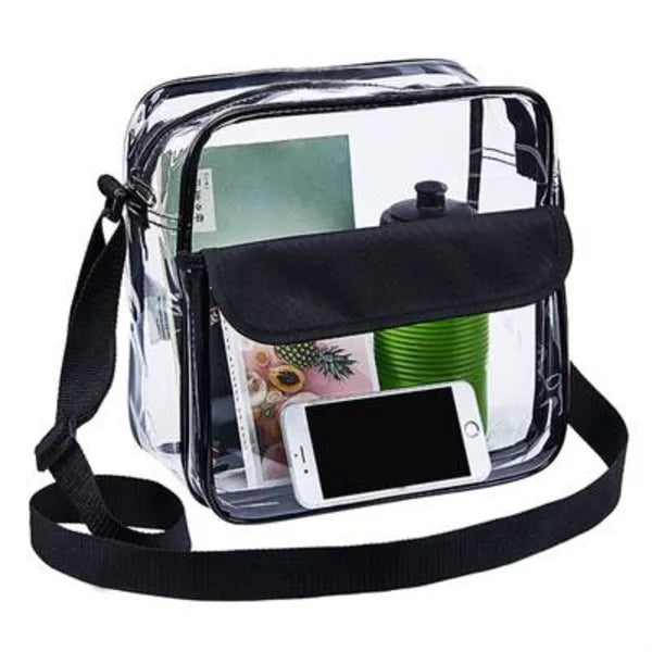 Fashion Clear Purse Handbag PVC Transparent Crossbody Bag