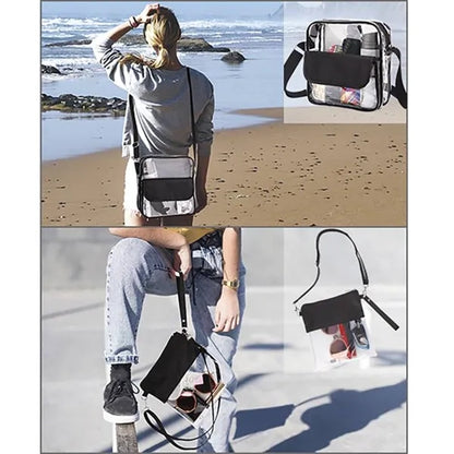 Fashion Clear Purse Handbag PVC Transparent Crossbody Bag