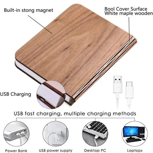 Novelty Folding Book Lamp
