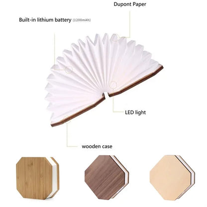 Novelty Organ Folding Book Lamp