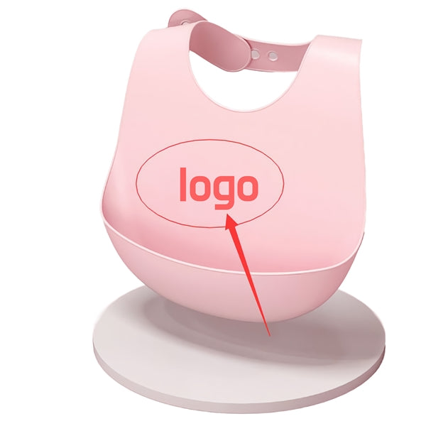 Silicone Baby Bibs Easily Wipe Clean