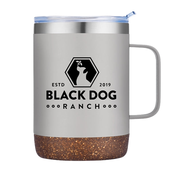 12oz.Travel Stainless Insulated Mug w/ Lid&Handle,Easy Clean