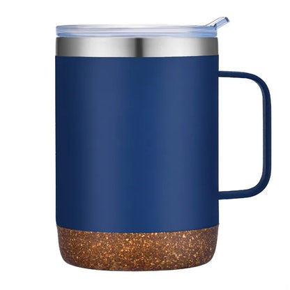 12oz.Travel Stainless Insulated Mug w/ Lid&Handle,Easy Clean