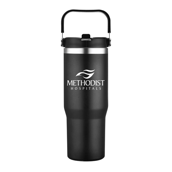 30 oz. Travel Stainless Insulated Leakproof w/ lid & handle