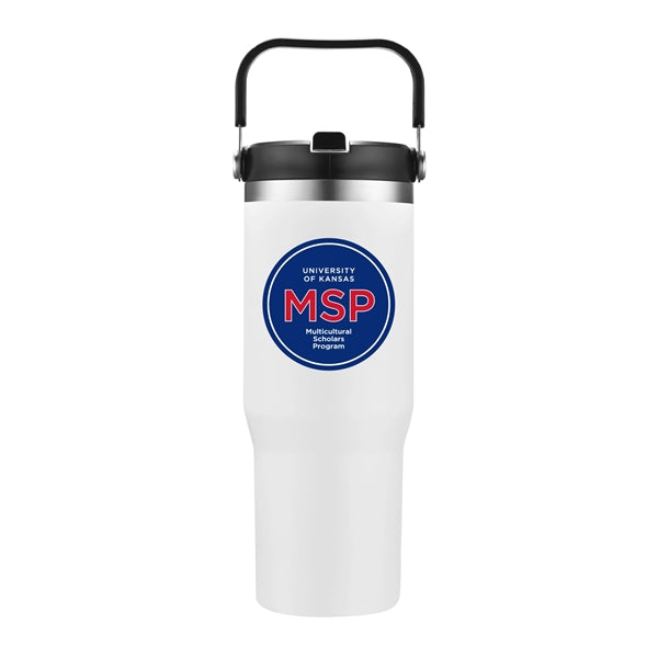 30 oz. Travel Stainless Insulated Leakproof w/ lid & handle