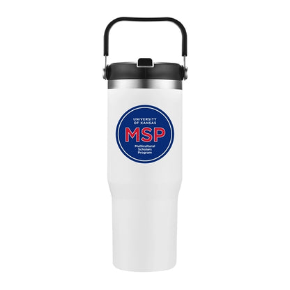 30 oz. Travel Stainless Insulated Leakproof w/ lid & handle