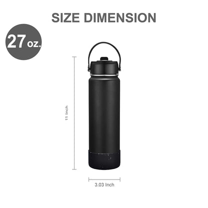 27 oz. Stainless Insulated Leak-Proof w/ Lid, Handle & Straw