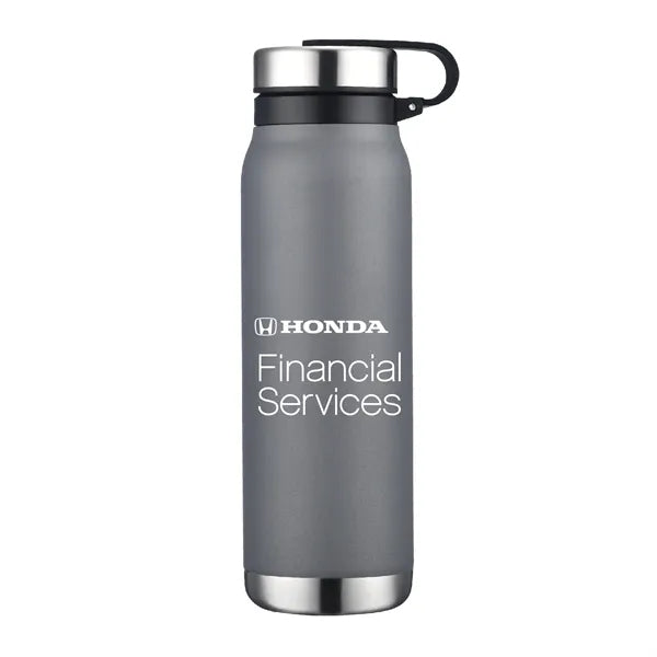 20 oz. Stainless Insulated Easy-Clean Bottle w/ Lid & Handle