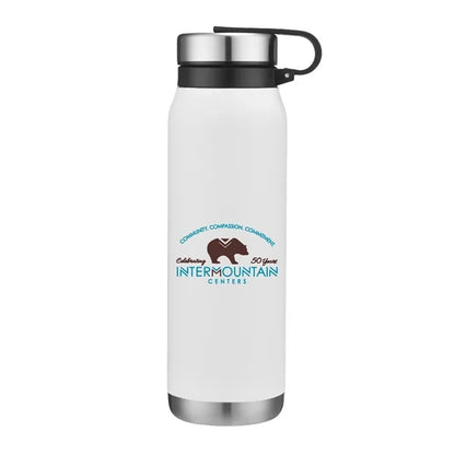 20 oz. Stainless Insulated Easy-Clean Bottle w/ Lid & Handle