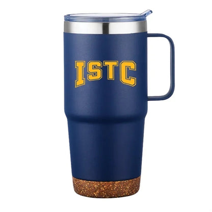 24oz.Travel Stainless Insulated w/ Lid & Handle, Spill-proof