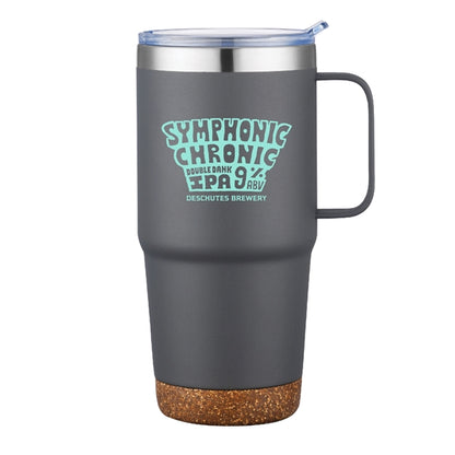 24oz.Travel Stainless Insulated w/ Lid & Handle, Spill-proof