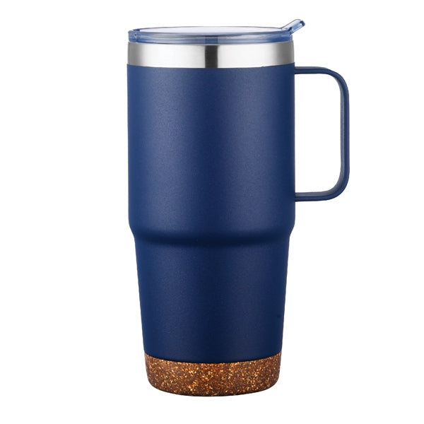 24oz.Travel Stainless Insulated w/ Lid & Handle, Spill-proof