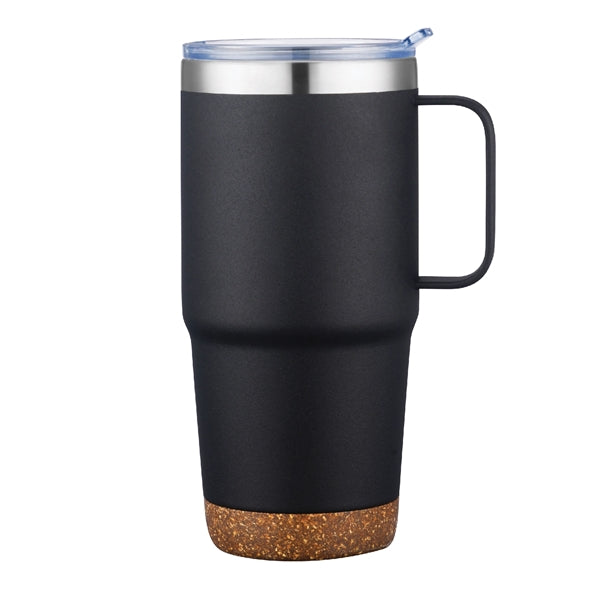 24oz.Travel Stainless Insulated w/ Lid & Handle, Spill-proof