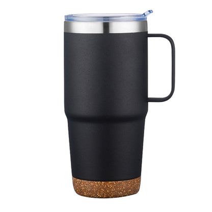 24oz.Travel Stainless Insulated w/ Lid & Handle, Spill-proof