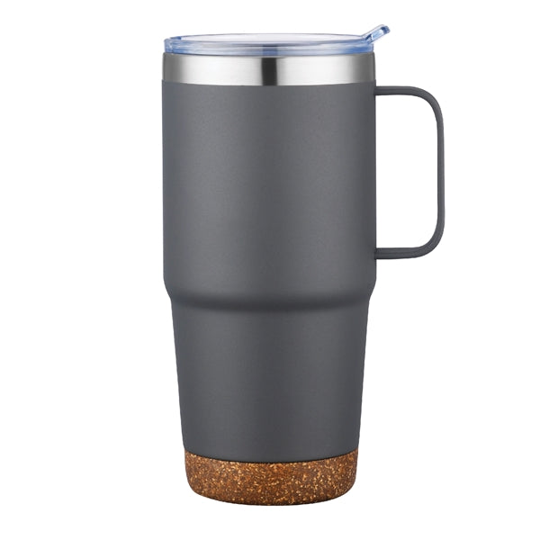 24oz.Travel Stainless Insulated w/ Lid & Handle, Spill-proof