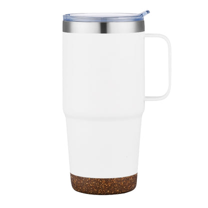 24oz.Travel Stainless Insulated w/ Lid & Handle, Spill-proof