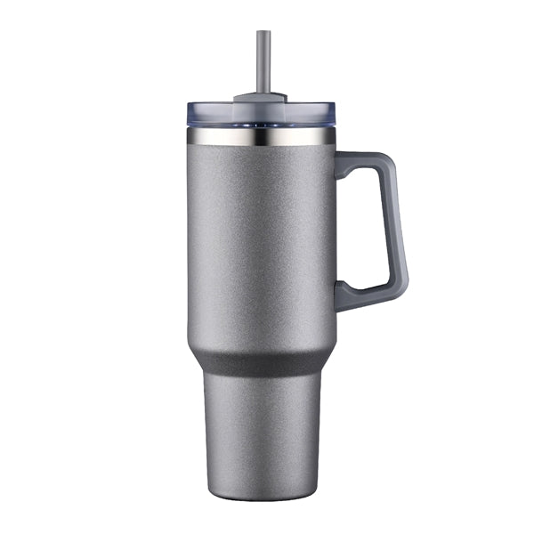40oz. Travel Stainless Vacuum Insulated mug w/ handle
