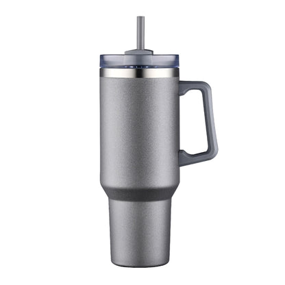 40oz. Travel Stainless Vacuum Insulated mug w/ handle