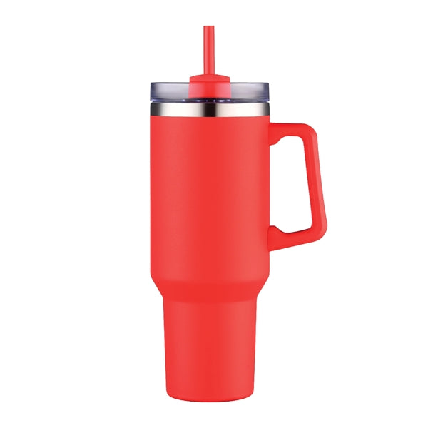 40oz. Travel Stainless Vacuum Insulated mug w/ handle