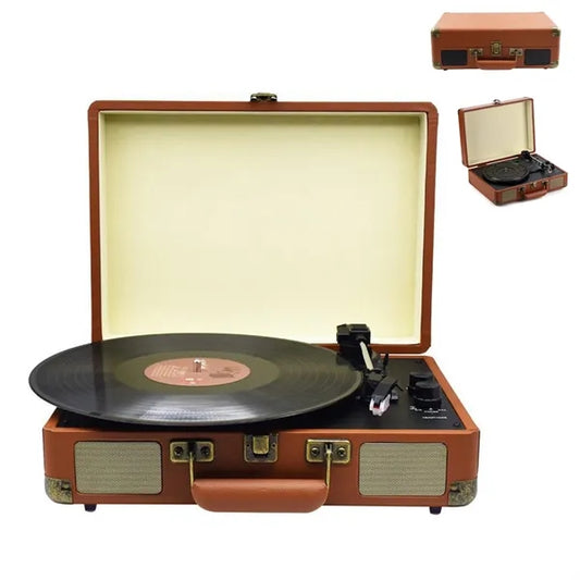 Suitcase Record Player With Speakers