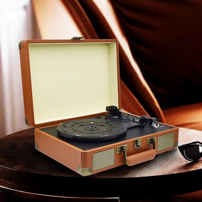 Suitcase Record Player With Speakers