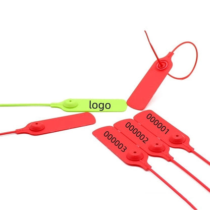 Disposable Self Locking Pull Tight Plastic Seal