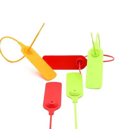 Disposable Self Locking Pull Tight Plastic Seal