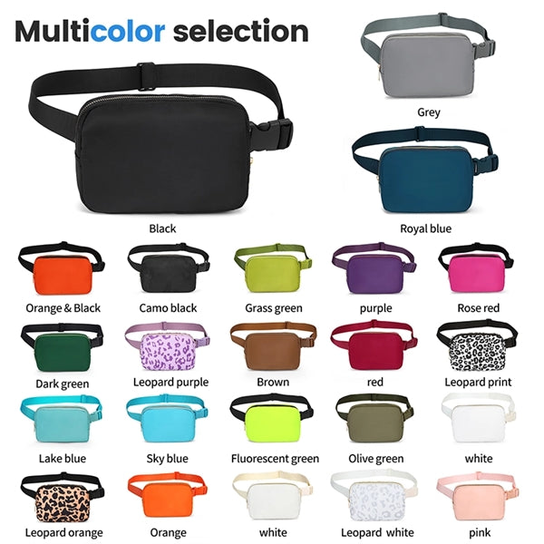 Waterproof Nylon Fanny Packs Belt Bag