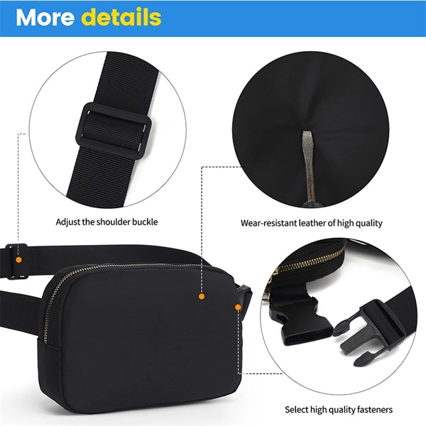 Waterproof Nylon Fanny Packs Belt Bag