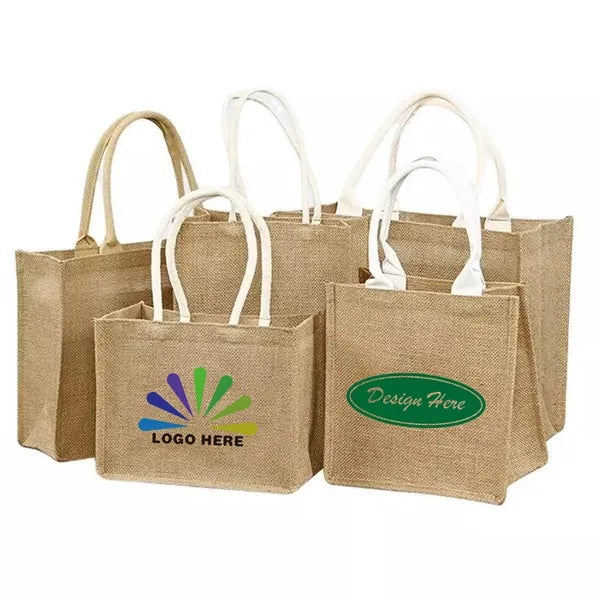 Customized Eco Friendly Jute Tote Bag
