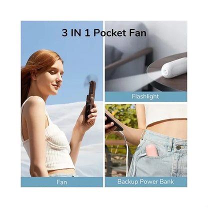 3 In 1 Hand Fan